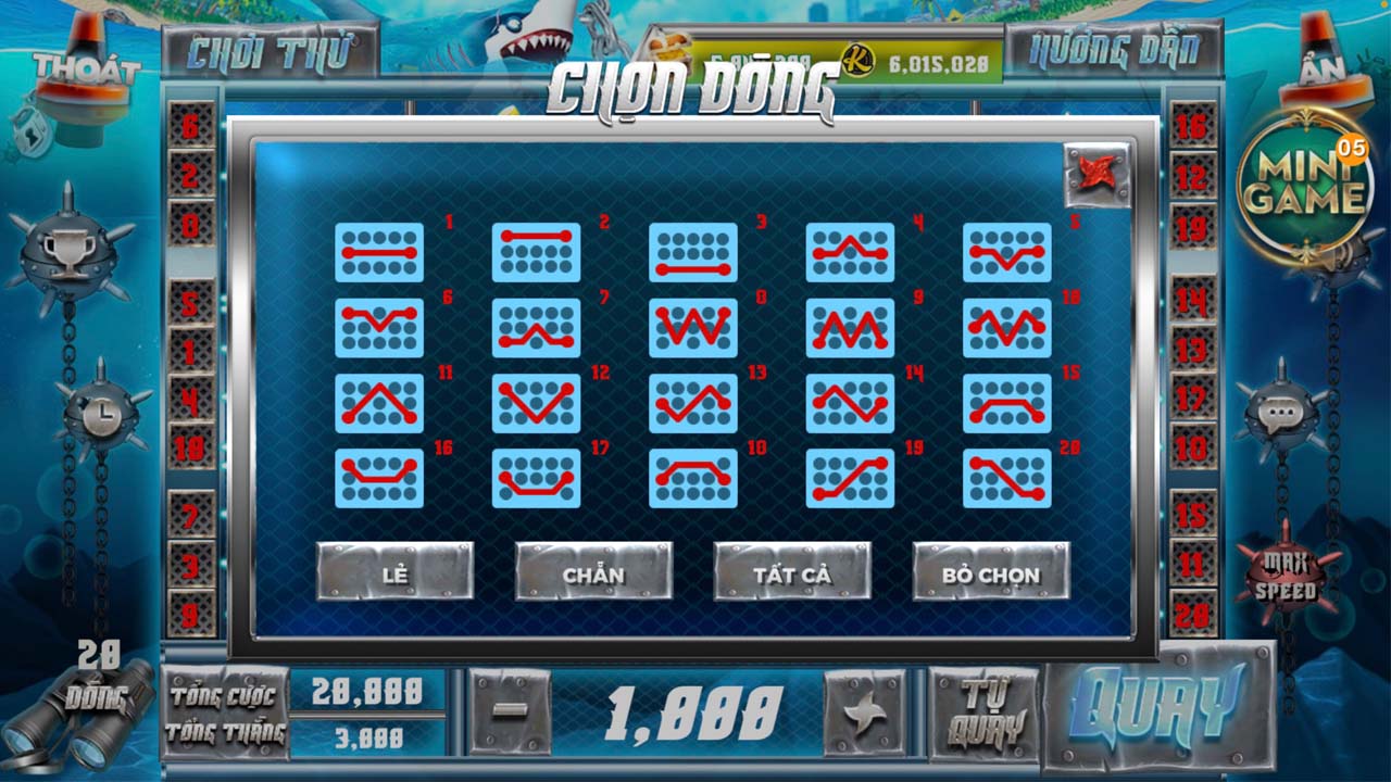 Hướng dẫn chơi Slot Game Săn Cá Mập Kingfun