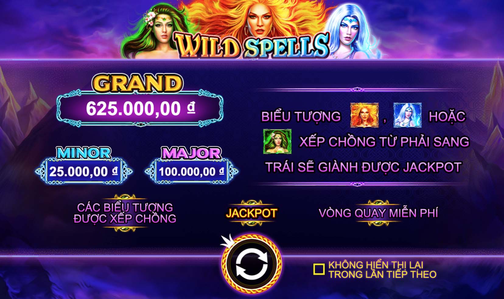 Kingfun: Hướng dẫn chơi Slot game Thần chú Wild