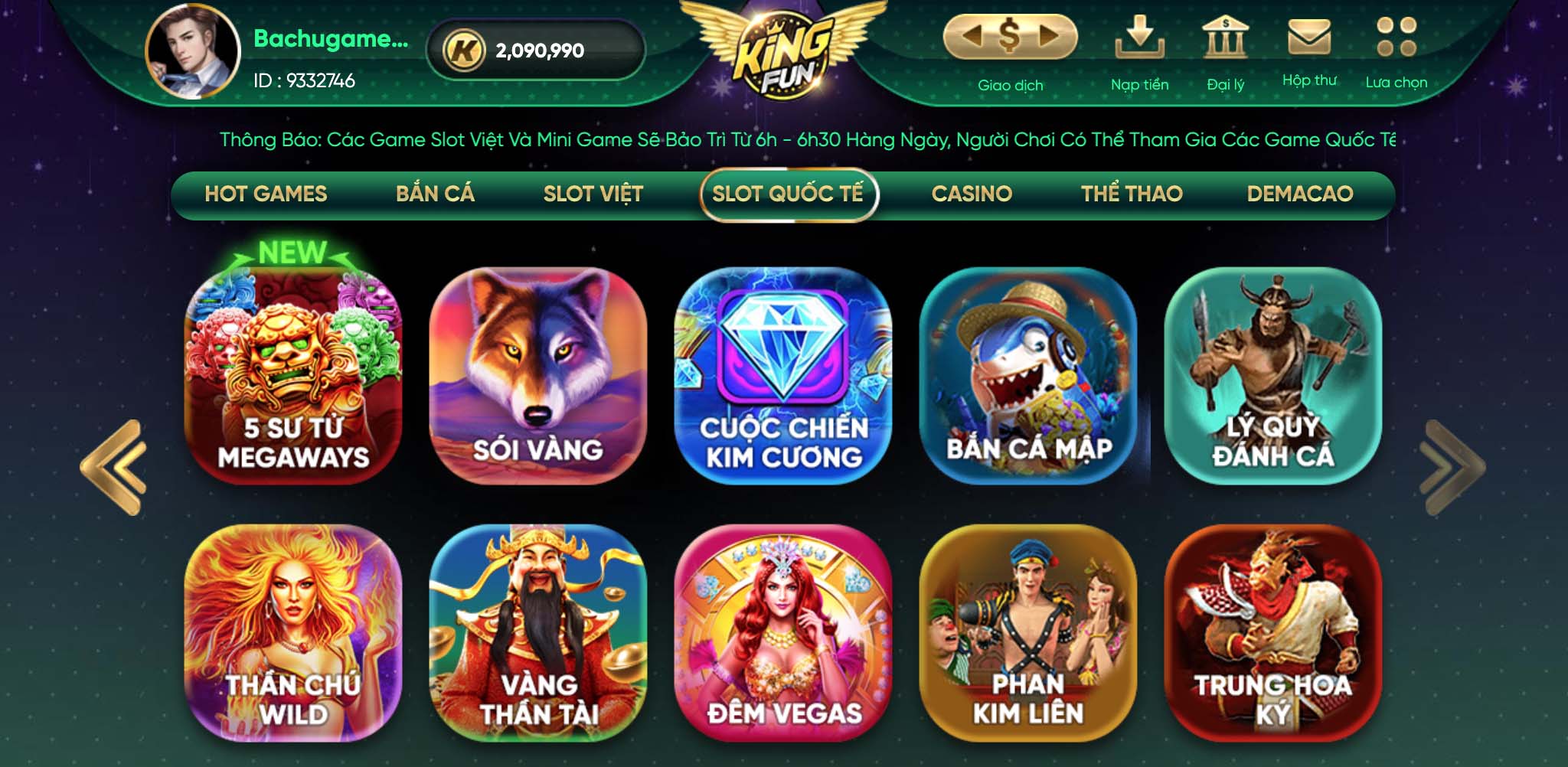 Kingfun: Hướng dẫn chơi Slot game Thần chú Wild